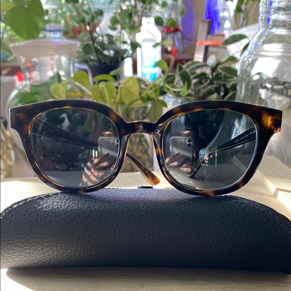 Ray-Ban Tortoise Sunglasses with Black Case